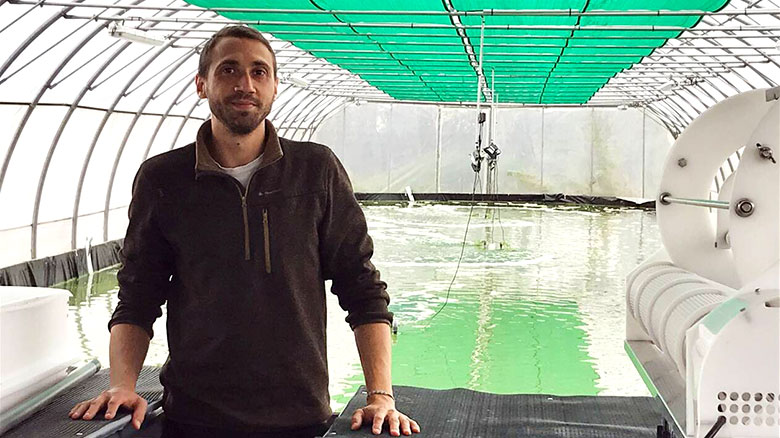 Adrien Sauvageau aquaculteur ferme aquacole vendee loire atlantique nantes spiruline label bio francaise