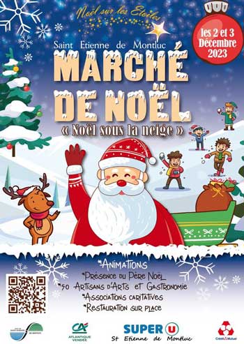 Notre Spiruline Bio Française en direct producteur les 2 et 3 décembre : Noël sur les étoiles à St Étienne de Montluc 2023