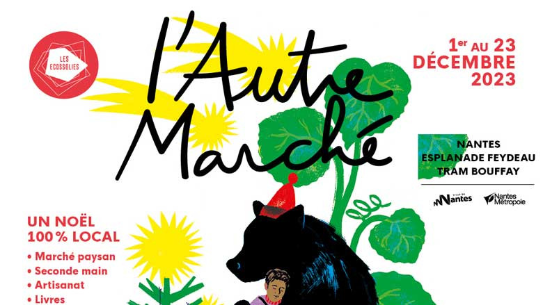 Notre spiruline Bio France en vente directe pour Noël à L'autre Marché à Nantes